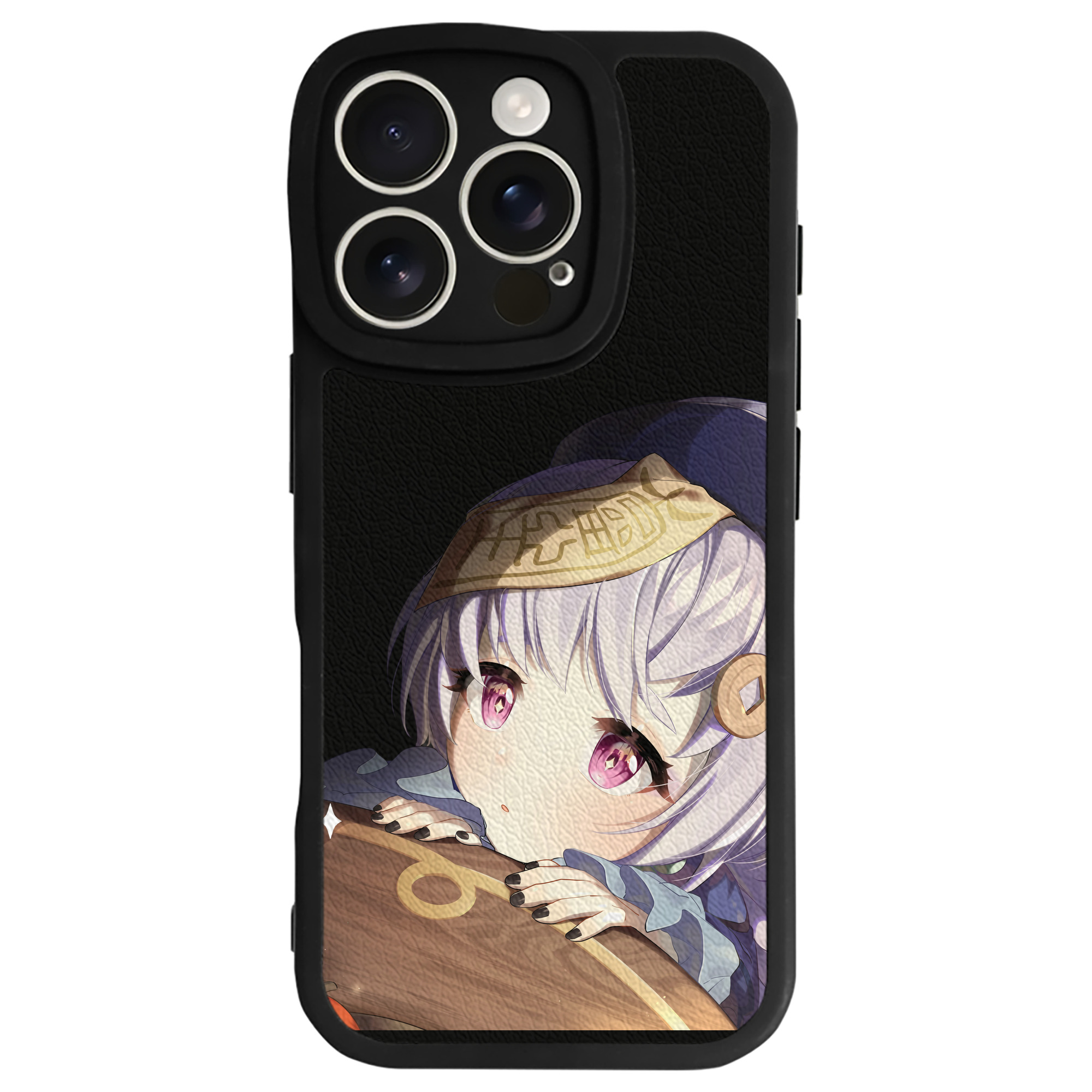 げんし神 七七 なな  genshin Nana 【iPhone 16シリーズ対応】シリコンスマホケース（レザー調） 材質：シリコン